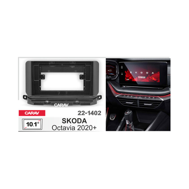 22 1402 SKODA Octavia 2020 Fitting Kit Stereo Fascia Panel 10 1 Inch